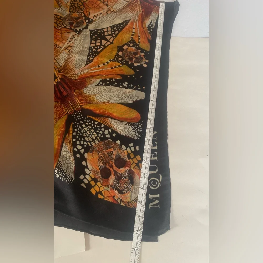 Authentic Alexander McQueen Extra Large Silk Scarf Shawl - Plato’s Atlantis Era